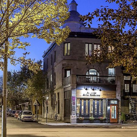 Auberge De La Fontaine Montréal Exterior foto