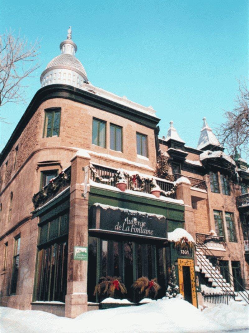 Auberge De La Fontaine Montréal Exterior foto